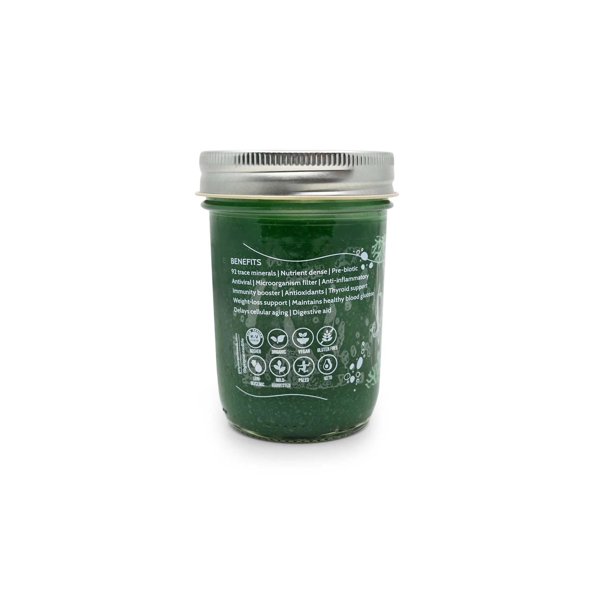 Green Gold Sea Moss Gel - 8oz Jar.