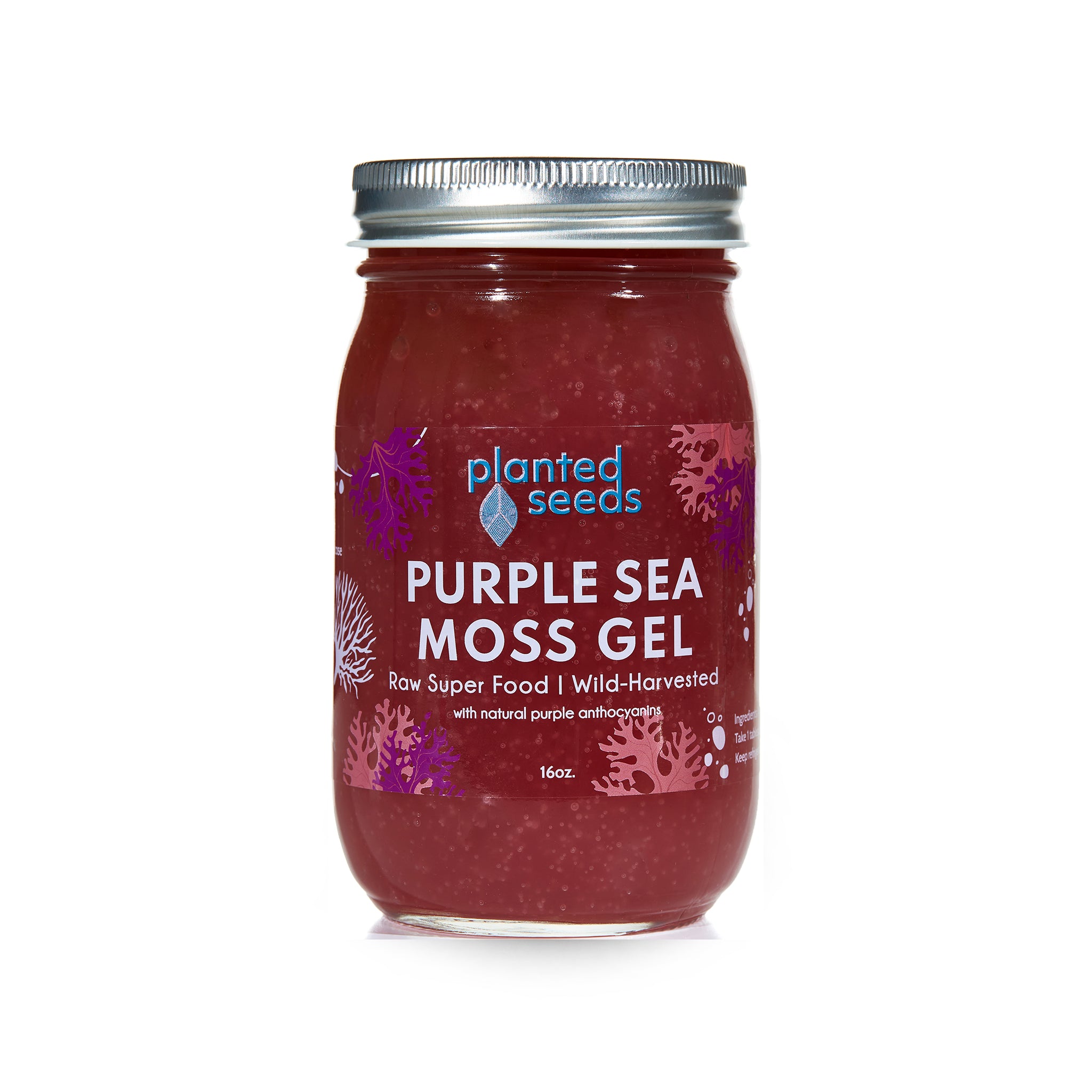 Purple Sea Moss Gel - 16oz Jar.