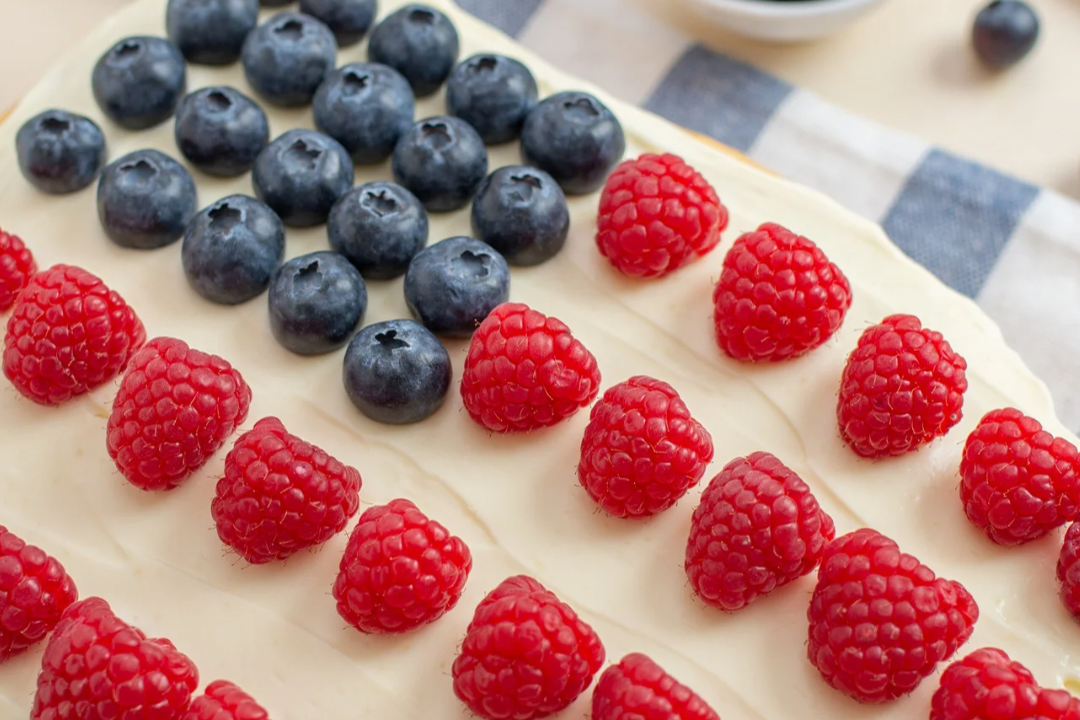 4th of July Sponge Cake