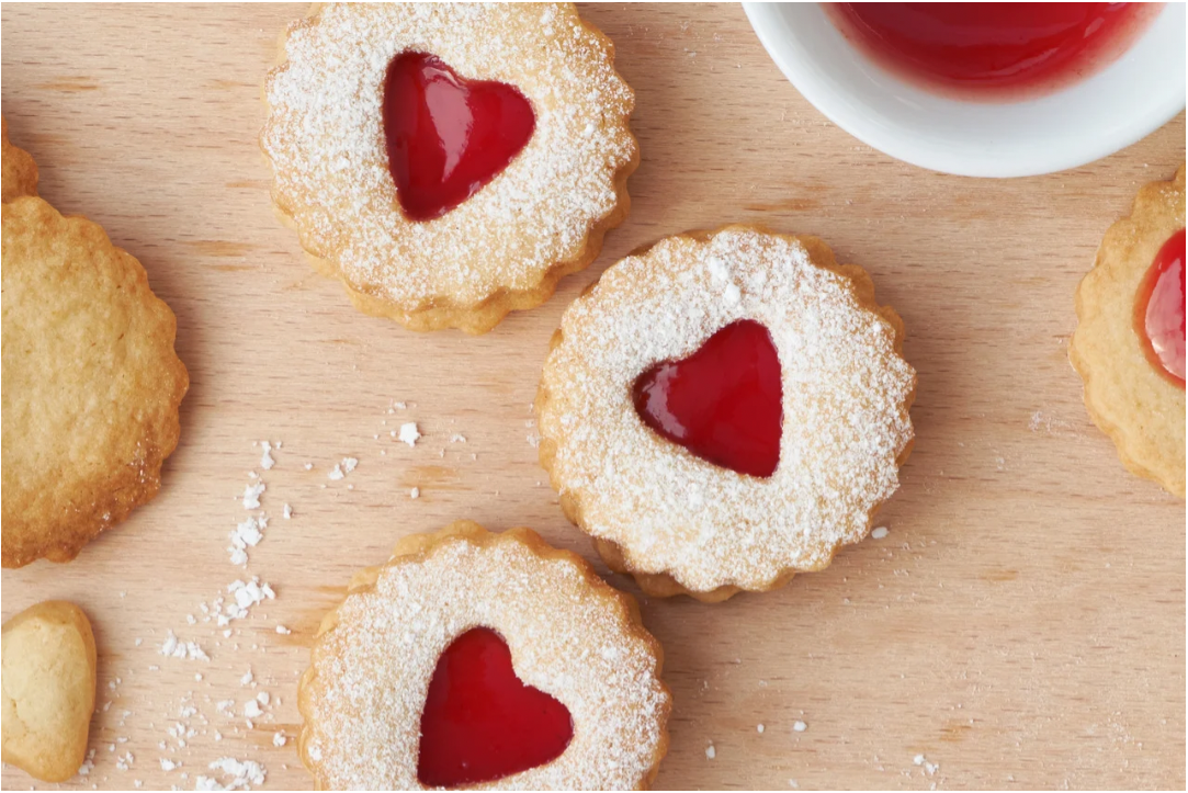 Vegan Linzer Cookies