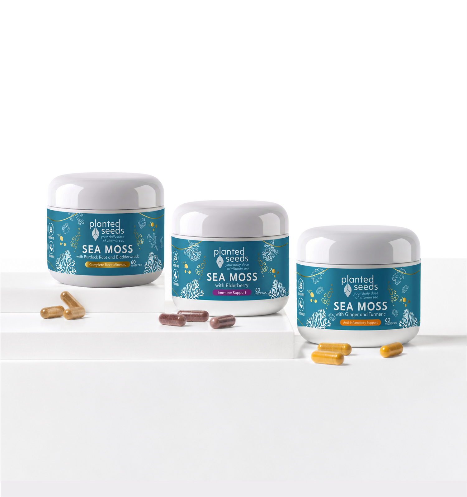 Sea moss capsules - Convenient. Daily wellness.