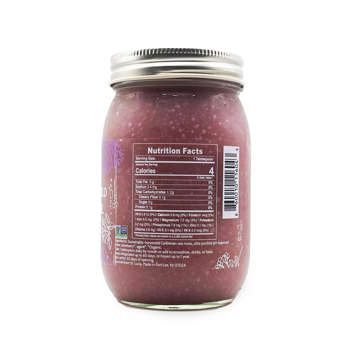 Elderberry Gold Sea Moss Gel