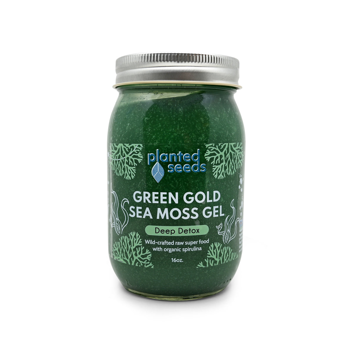 Green Gold Sea Moss Gel - 16oz Jar