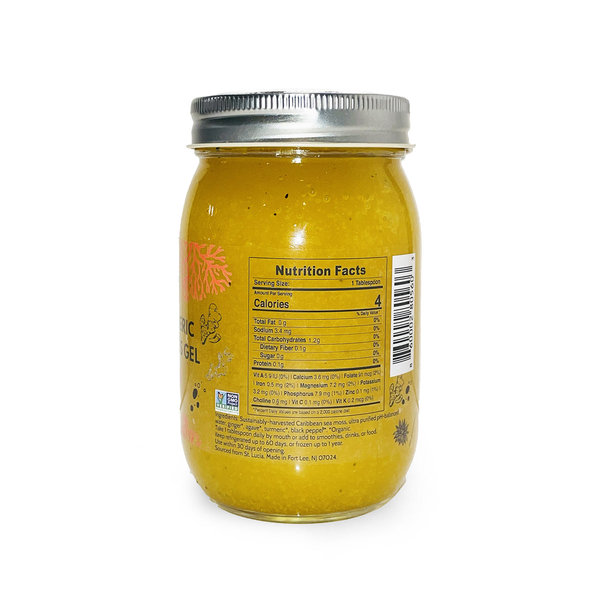 Ginger Turmeric Gold Sea Moss Gel