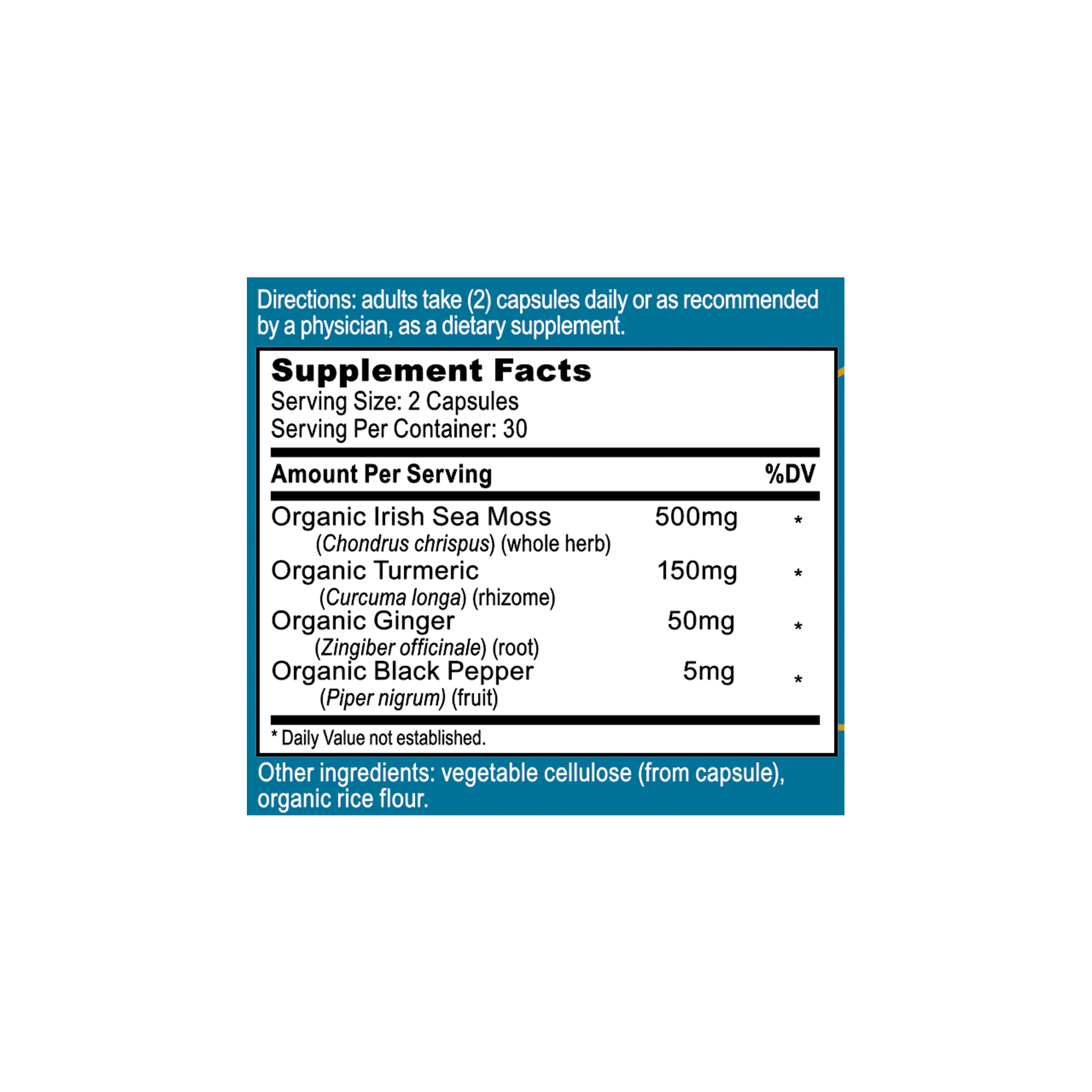 Sea Moss Capsules - Anti-Inflammatory Support