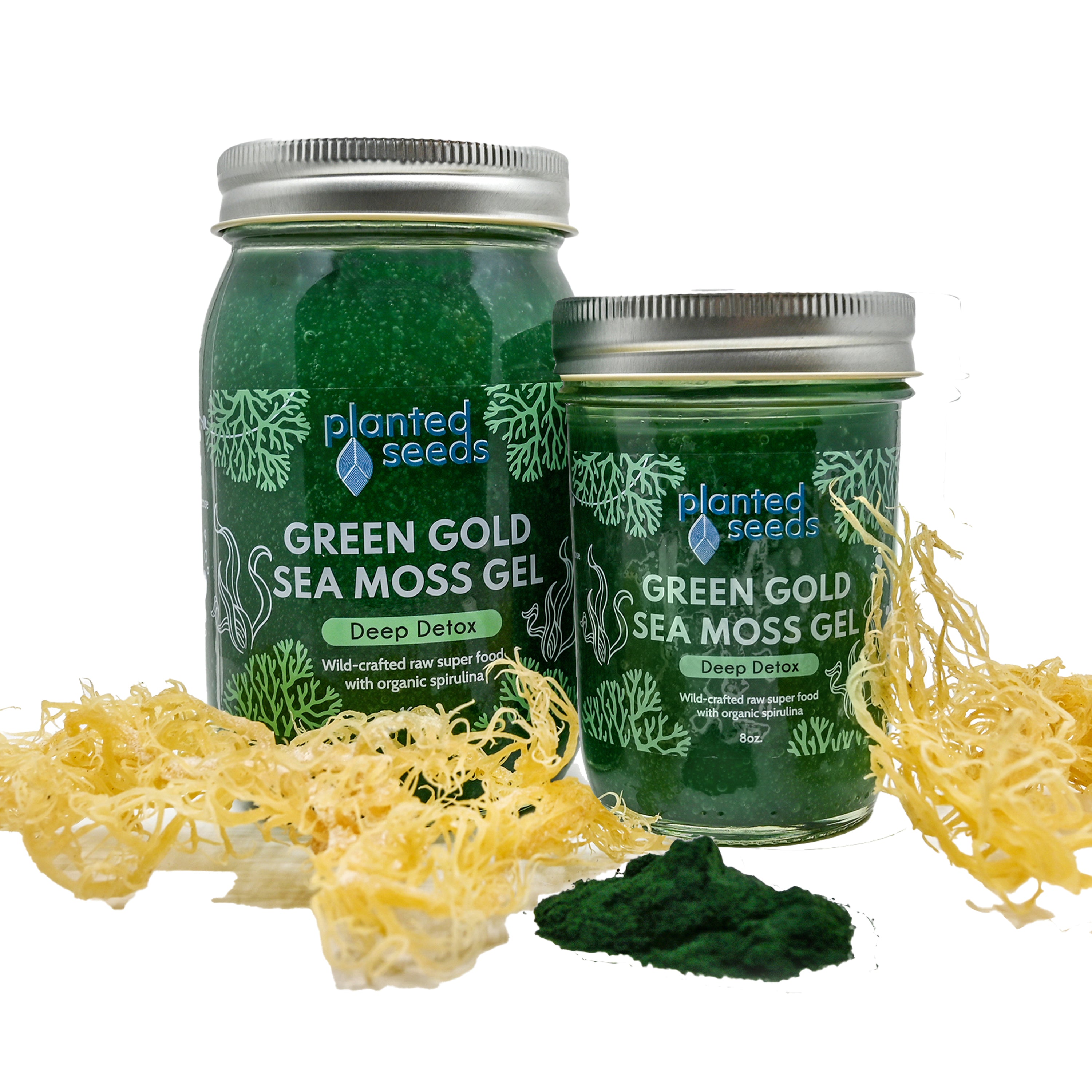 Green Gold Sea Moss Gel.