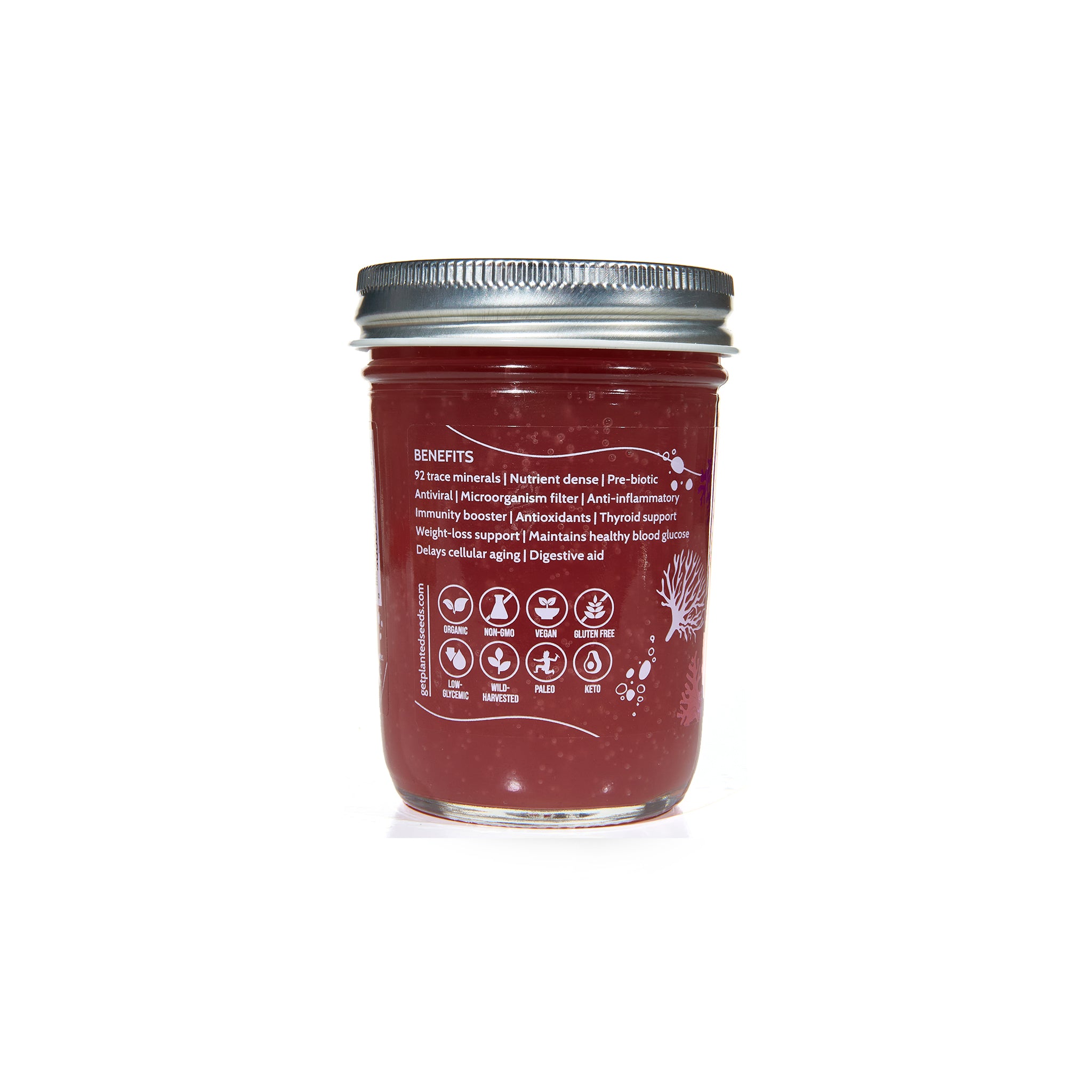 Purple Sea Moss Gel - 8oz Jar.